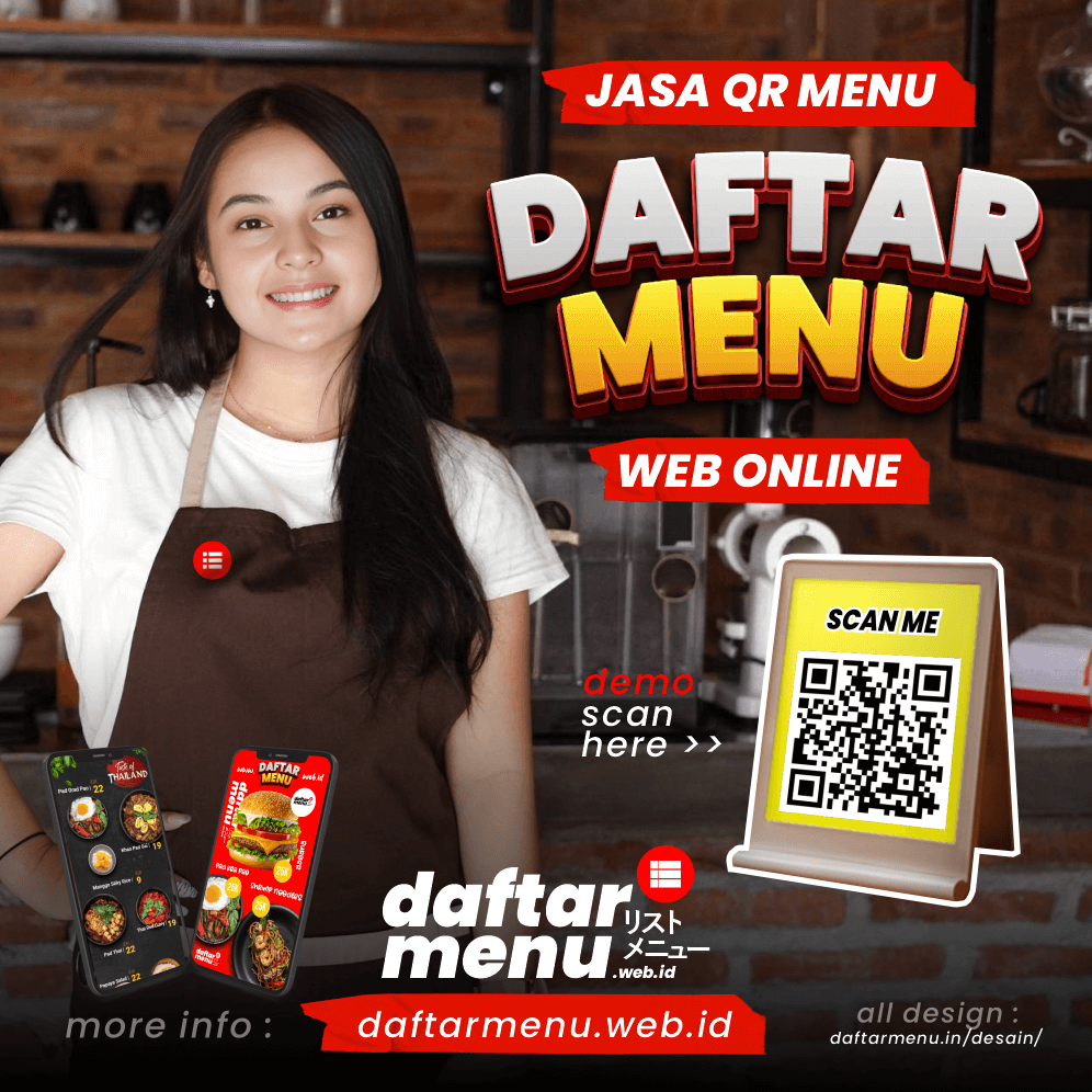 DAFTAR MENU CAFE ONLINE