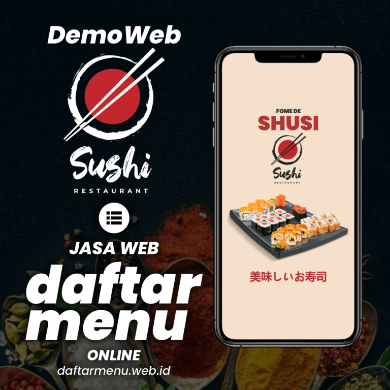DAFTAR MENU DIGITAL SUSHI ONLINE
