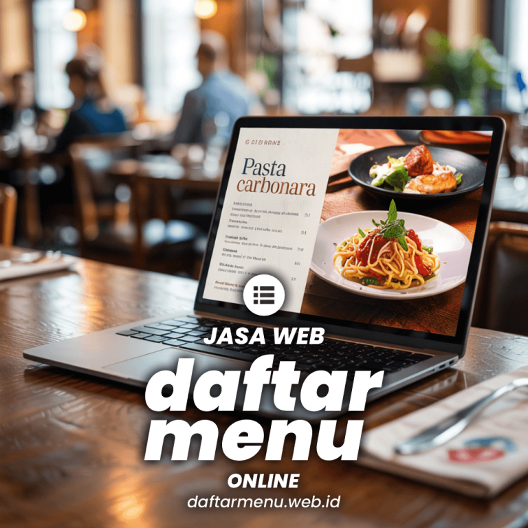 WEBSITE MENU MAKANAN ONLINE