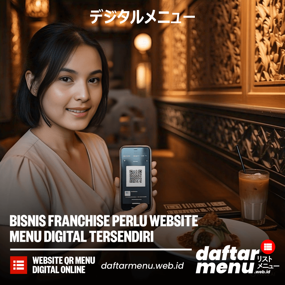 Bisnis Franchise Website Menu Digital