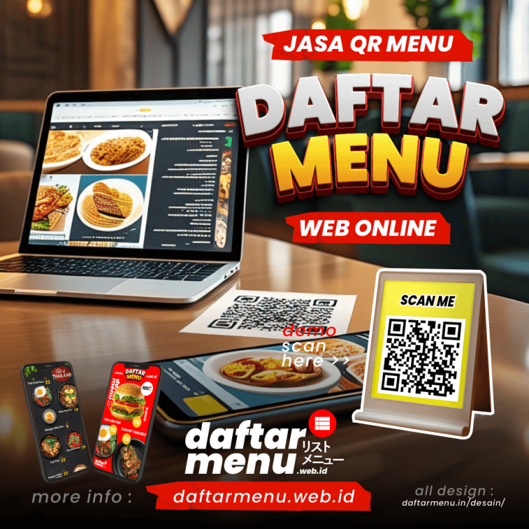 JASA BIKIN QR MENU ONLINE