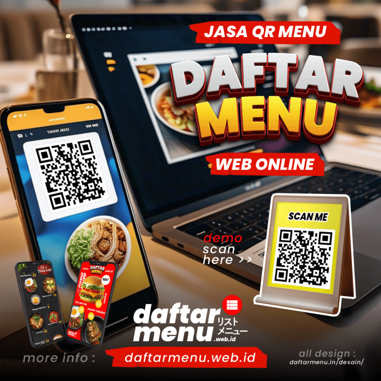 JASA BIKIN QR MENU WEBSITE