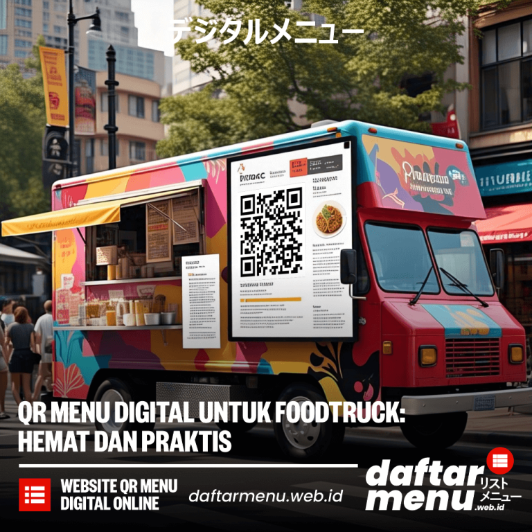 QR Menu Digital untuk Foodtruck