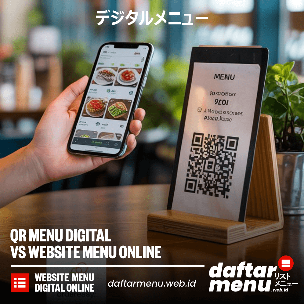 QR Menu Digital vs Website Menu Online