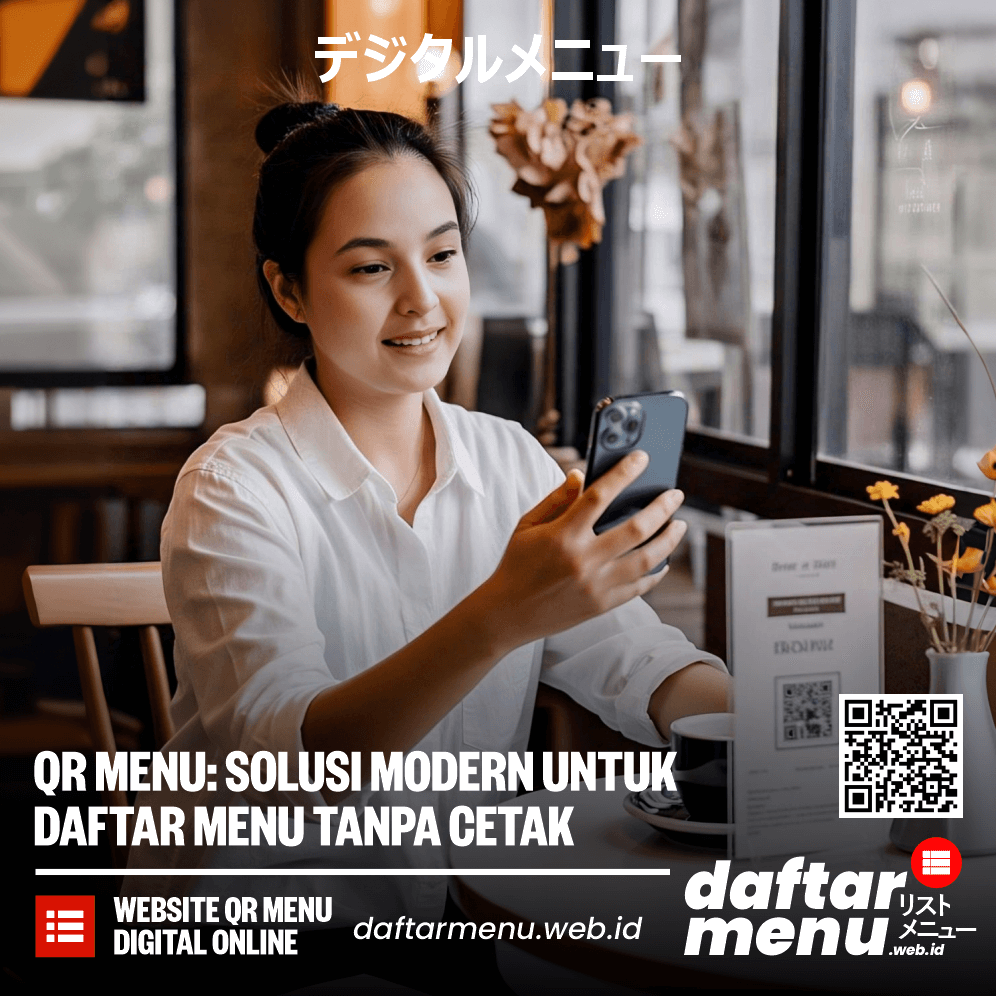 QR Menu solusi modern daftar menu