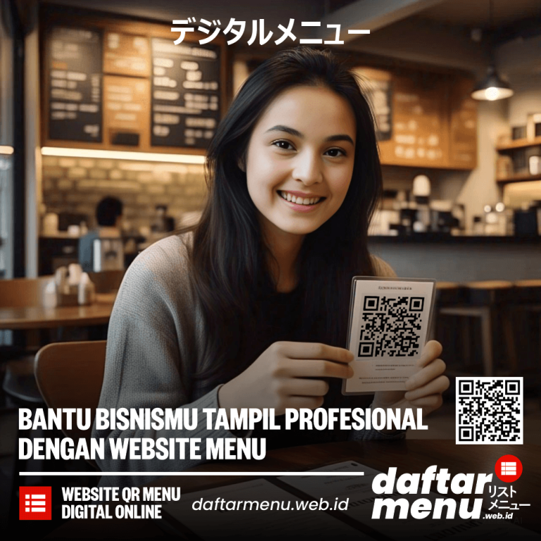Website Menu Bisnis Kuliner Profesional
