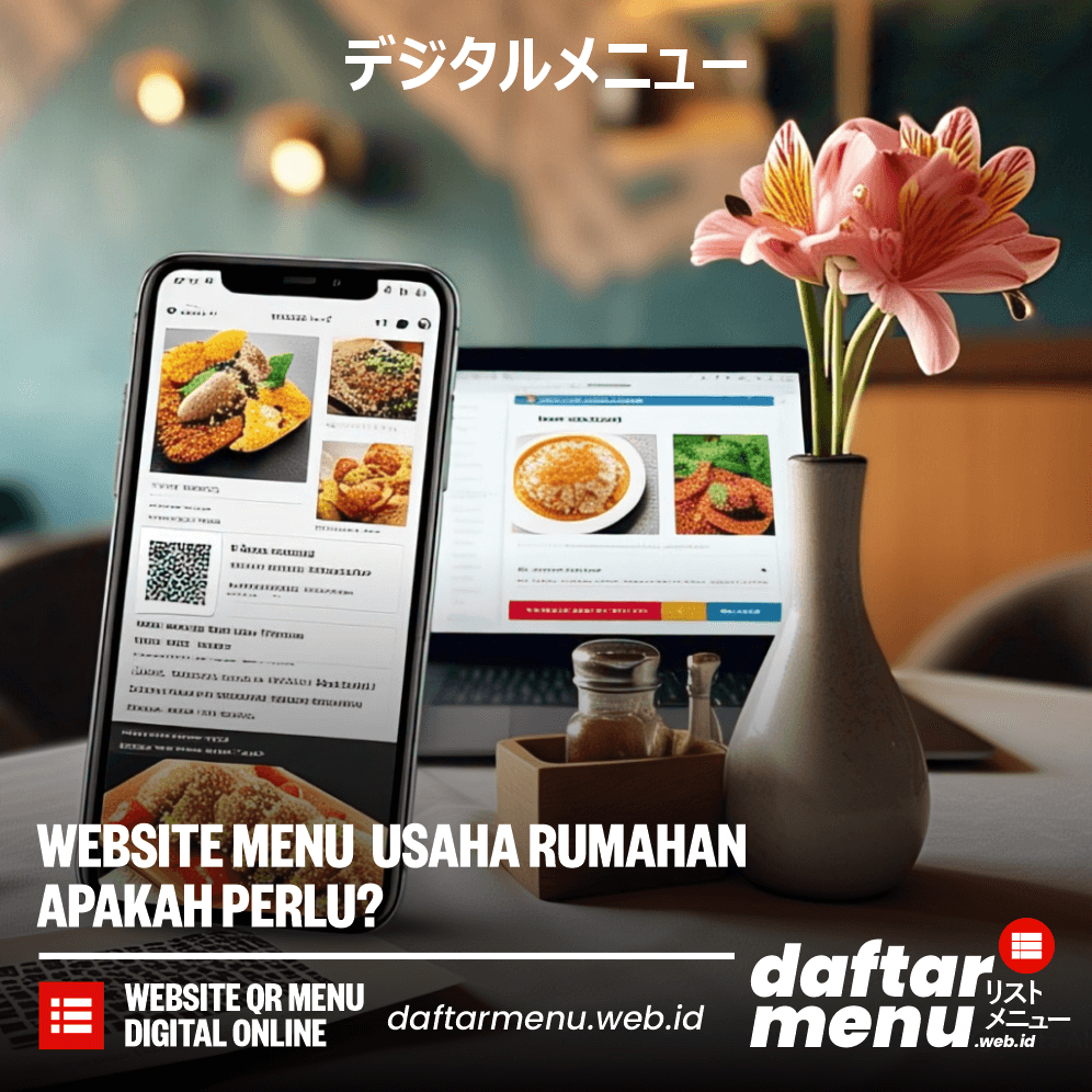 Website Menu Untuk Usaha Rumahan
