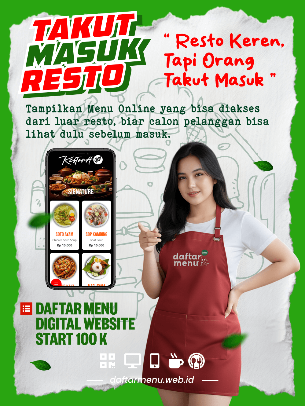Takut Masuk Resto
